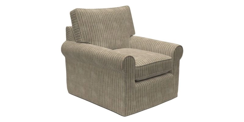 Bignor Chair in Two Tone Plain Biscuit