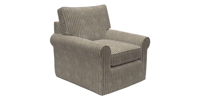 Bignor Chair in Two Tone Plain Biscuit