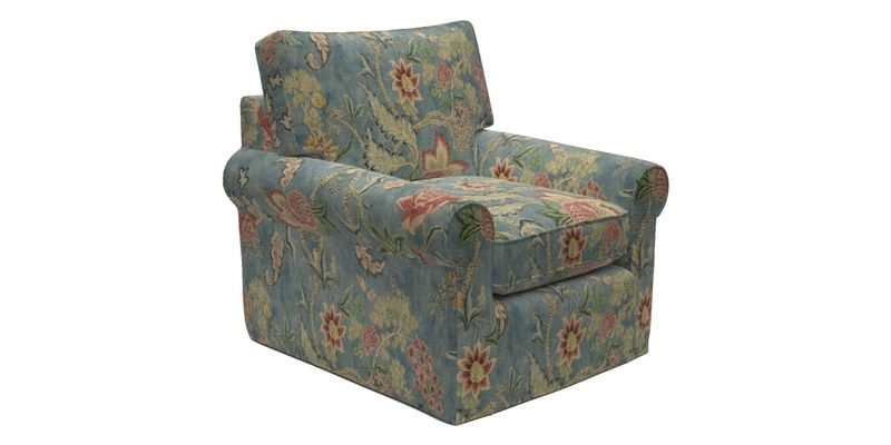 Bignor Chair in Two Tone Plain Biscuit. Loose cover option available
