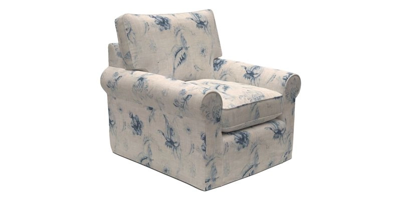 Bignor Chair in Two Tone Plain Biscuit