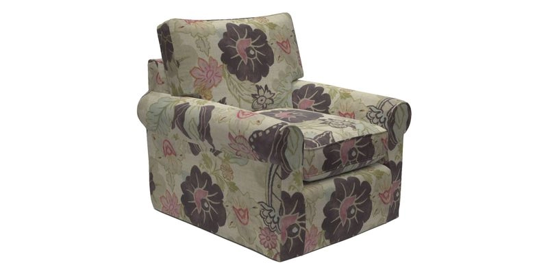 Bignor Chair in Two Tone Plain Biscuit. Loose cover option available