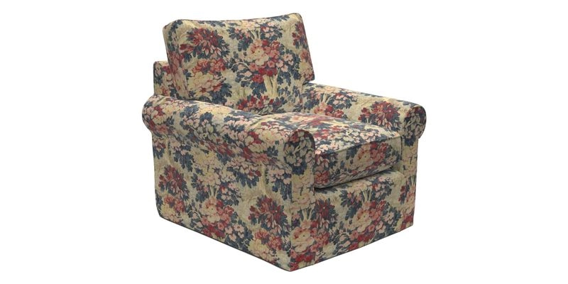 Bignor Chair in Two Tone Plain Biscuit