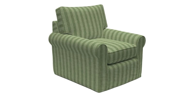 Bignor Chair in Two Tone Plain Biscuit. Loose cover option available