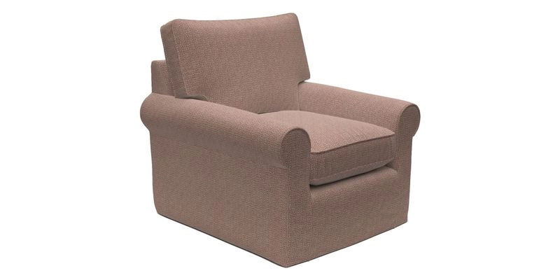 Bignor Chair in Two Tone Plain Biscuit. Loose cover option available