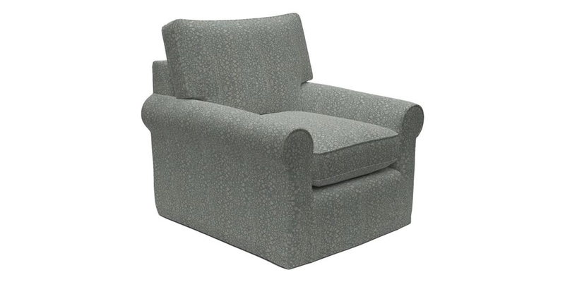 Bignor Chair in Two Tone Plain Biscuit. Loose cover option available