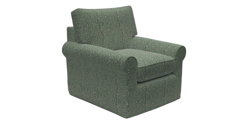 Bignor Chair in Two Tone Plain Biscuit. Loose cover option available