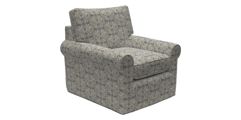 Bignor Chair in Two Tone Plain Biscuit