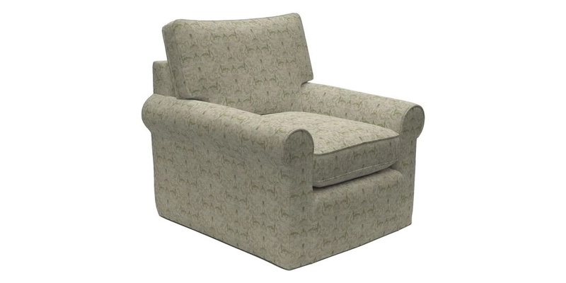 Bignor Chair in Two Tone Plain Biscuit