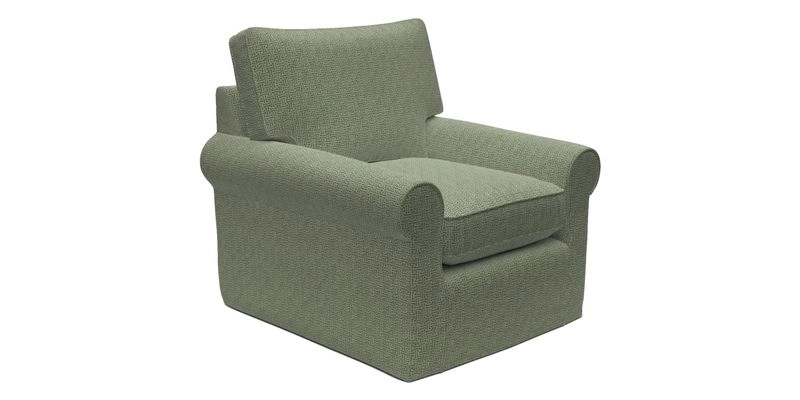 Bignor Chair in Two Tone Plain Biscuit. Loose cover option available