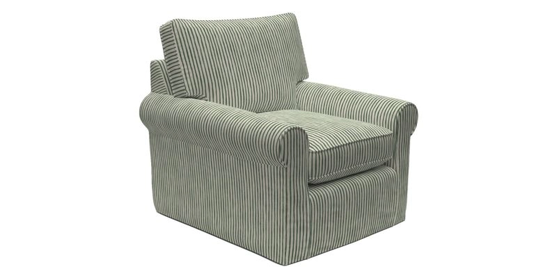 Bignor Chair in Two Tone Plain Biscuit. Loose cover option available