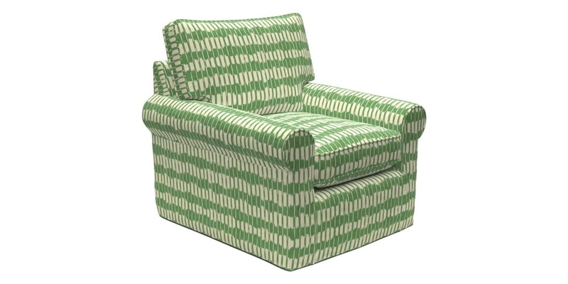 Bignor Chair in Two Tone Plain Biscuit. Loose cover option available