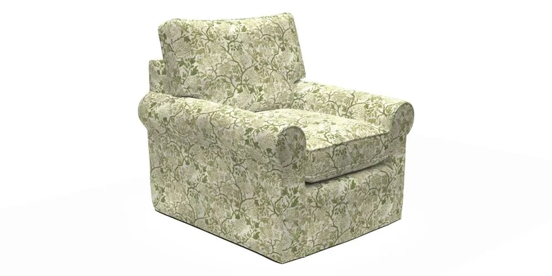 Bignor Chair in Two Tone Plain Biscuit. Loose cover option available