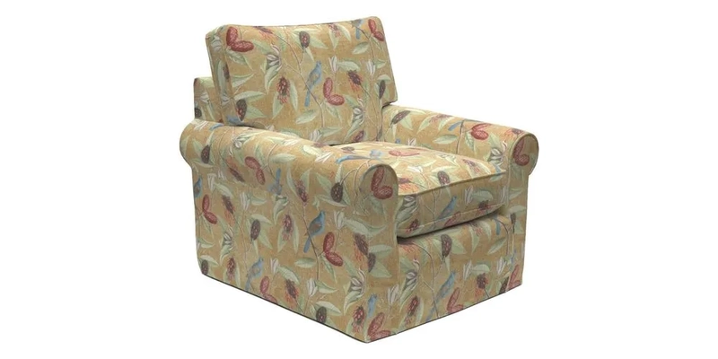 Bignor Chair in Two Tone Plain Biscuit