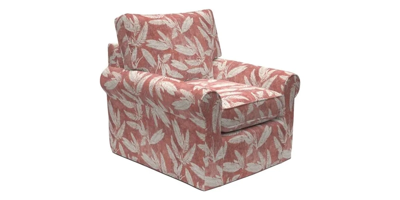 Bignor Chair in Two Tone Plain Biscuit. Loose cover option available