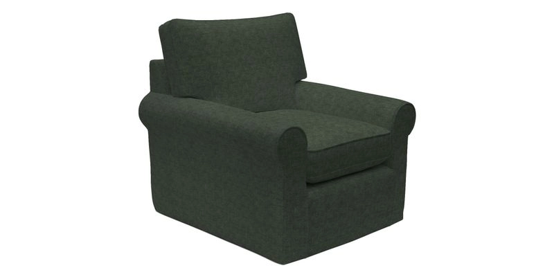 Bignor Chair in Two Tone Plain Biscuit. Loose cover option available