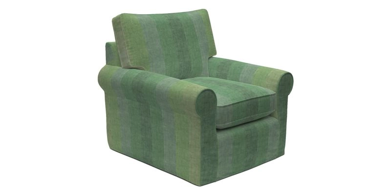 Bignor Chair in Two Tone Plain Biscuit. Loose cover option available