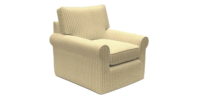 Bignor Chair in Two Tone Plain Biscuit