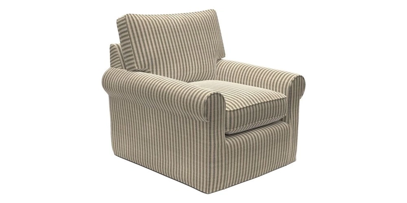 Bignor Chair in Two Tone Plain Biscuit