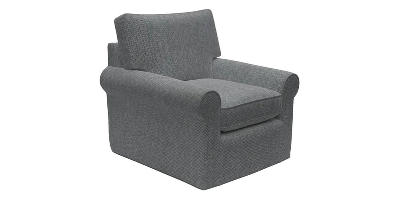 Bignor Chair in Two Tone Plain Biscuit. Loose cover option available