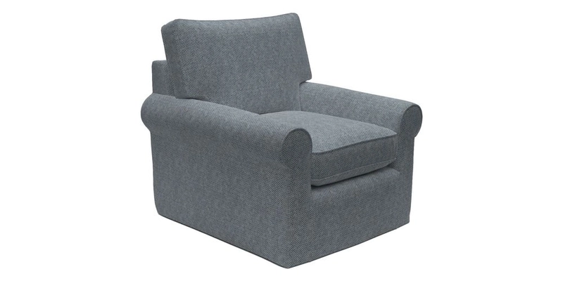 Bignor Chair in Two Tone Plain Biscuit. Loose cover option available