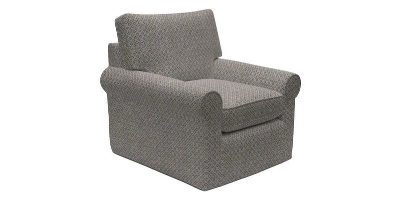 Bignor Chair in Two Tone Plain Biscuit. Loose cover option available