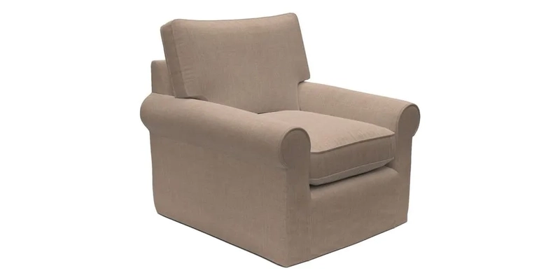 Bignor Chair in Two Tone Plain Biscuit
