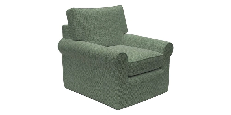 Bignor Chair in Two Tone Plain Biscuit. Loose cover option available