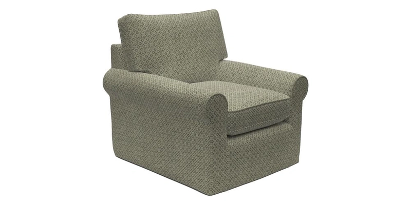 Bignor Chair in Two Tone Plain Biscuit. Loose cover option available