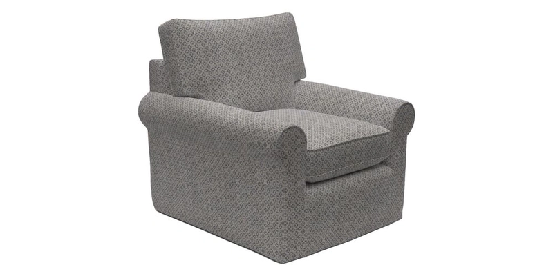Bignor Chair in Two Tone Plain Biscuit. Loose cover option available