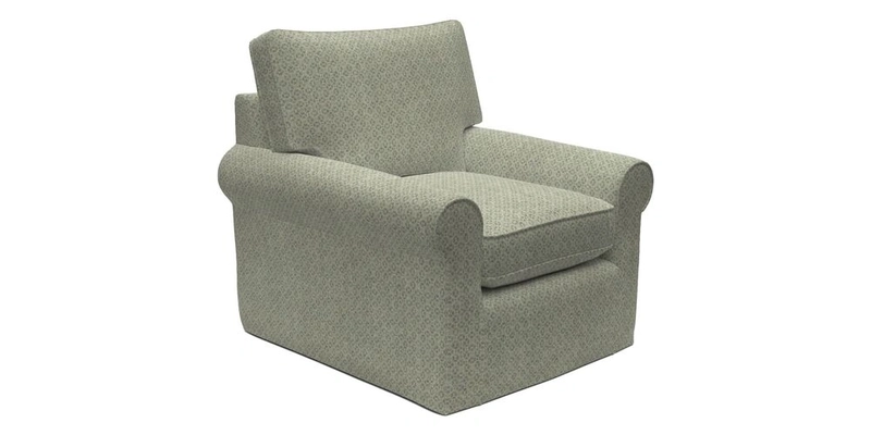 Bignor Chair in Two Tone Plain Biscuit. Loose cover option available