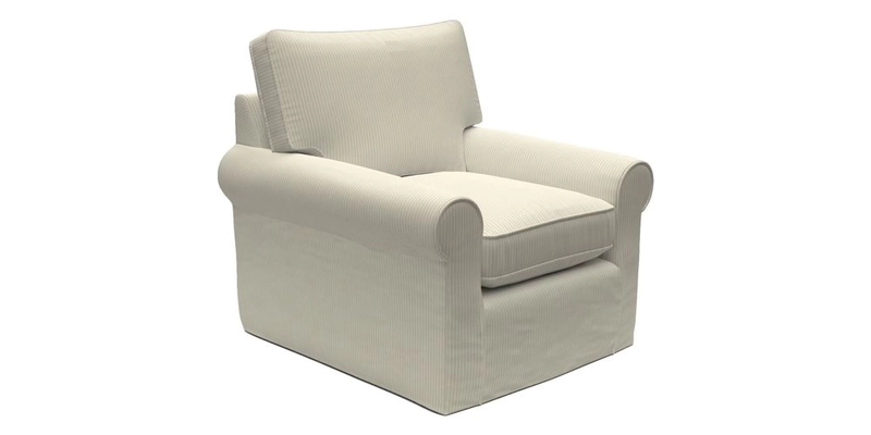 Bignor Chair in Two Tone Plain Biscuit