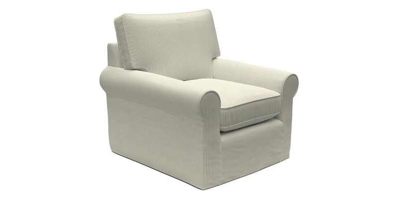 Bignor Chair in Two Tone Plain Biscuit