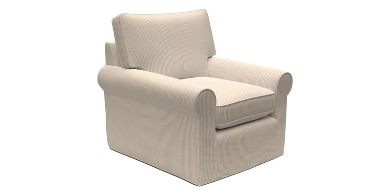 Bignor Chair in Two Tone Plain Biscuit
