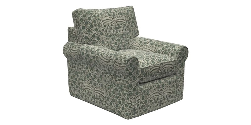 Bignor Chair in Two Tone Plain Biscuit. Loose cover option available