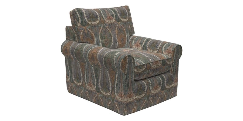 Bignor Chair in Two Tone Plain Biscuit. Loose cover option available