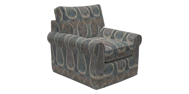 Bignor Chair in Two Tone Plain Biscuit. Loose cover option available