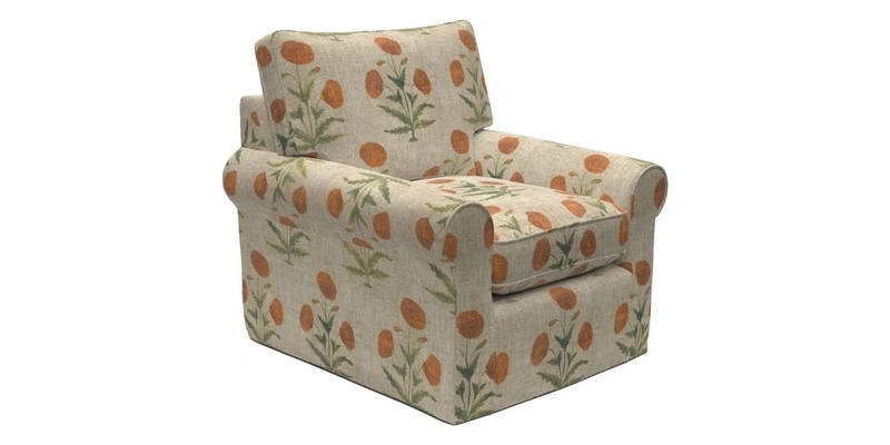 Bignor Chair in Two Tone Plain Biscuit