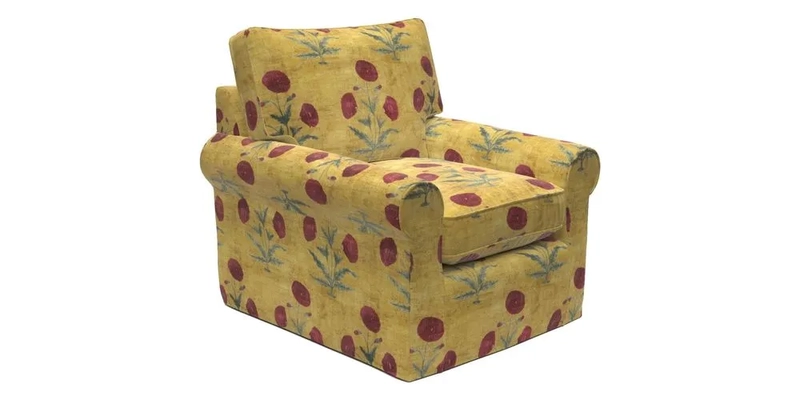 Bignor Chair in Two Tone Plain Biscuit