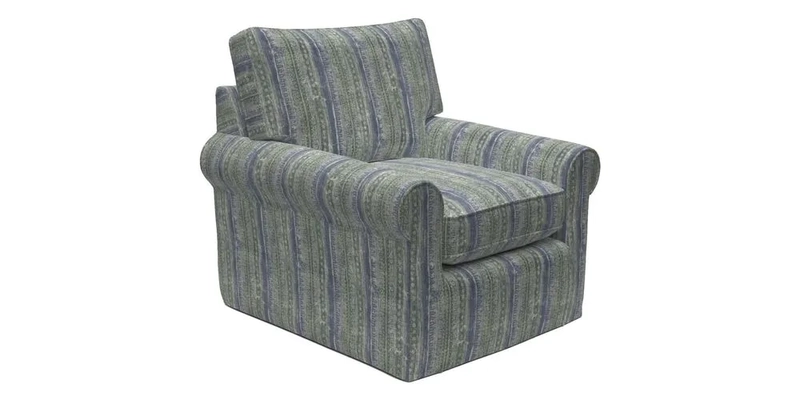 Bignor Chair in Two Tone Plain Biscuit. Loose cover option available