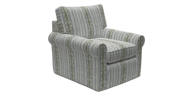 Bignor Chair in Two Tone Plain Biscuit. Loose cover option available