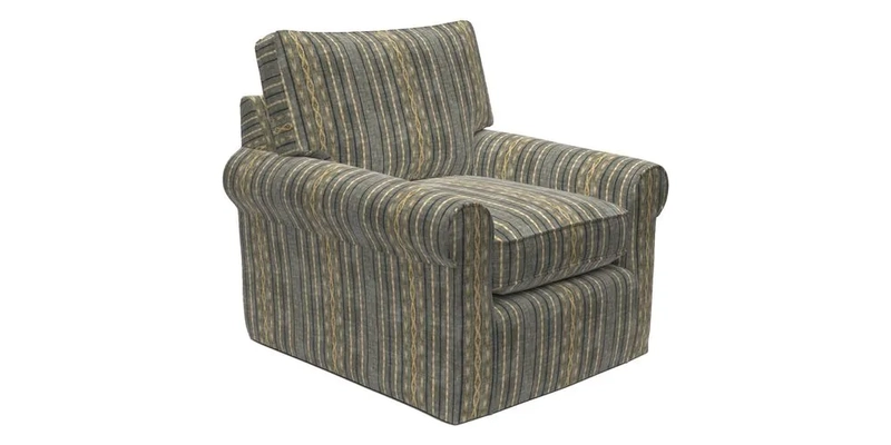 Bignor Chair in Two Tone Plain Biscuit. Loose cover option available