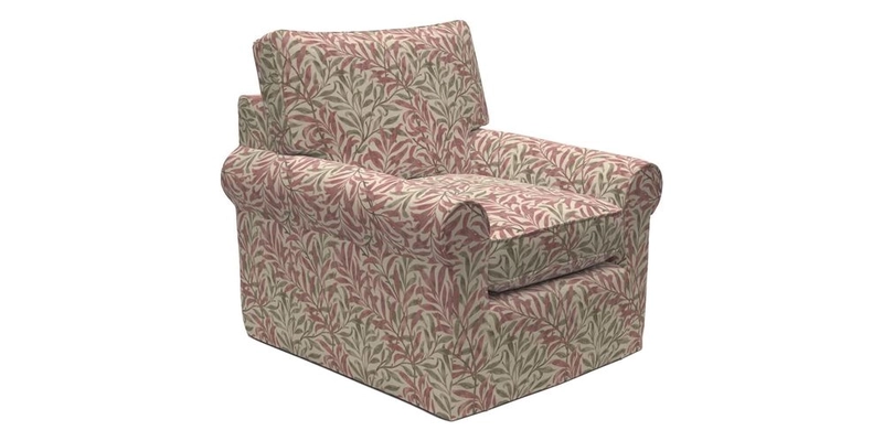 Bignor Chair in Two Tone Plain Biscuit. Loose cover option available