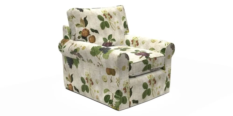 Bignor Chair in Two Tone Plain Biscuit