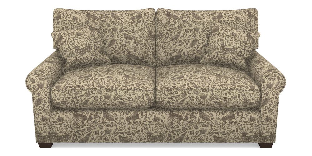 Product photograph of Bignor 2 5 Seater Sofa In V A Drawn From Nature - Bird And Rabbit - Brown from Sofas and Stuff Limited