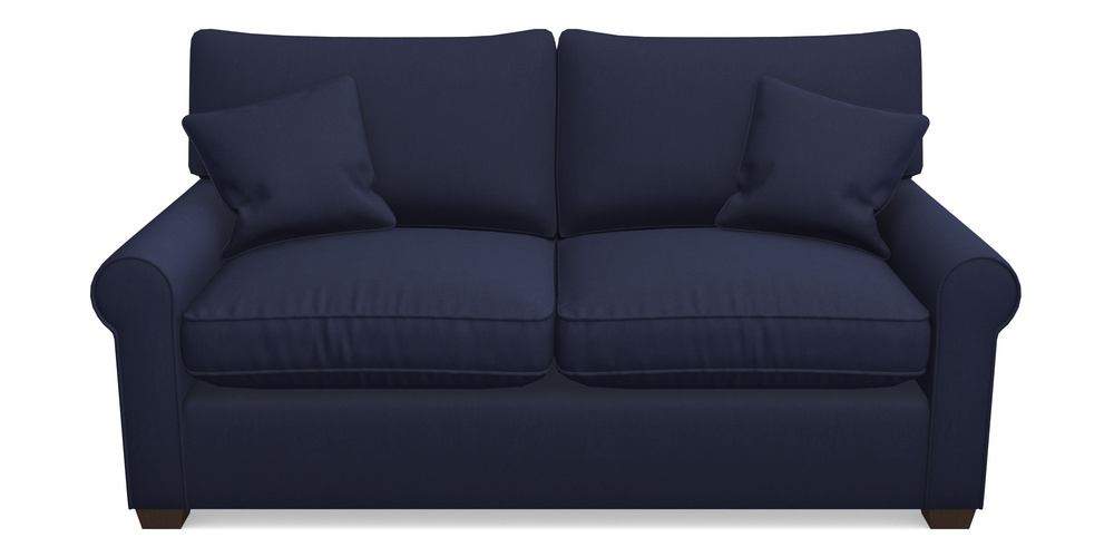 Product photograph of Bignor 2 5 Seater Sofa In Clever Tough And Eco Velvet - Indigo from Sofas and Stuff Limited