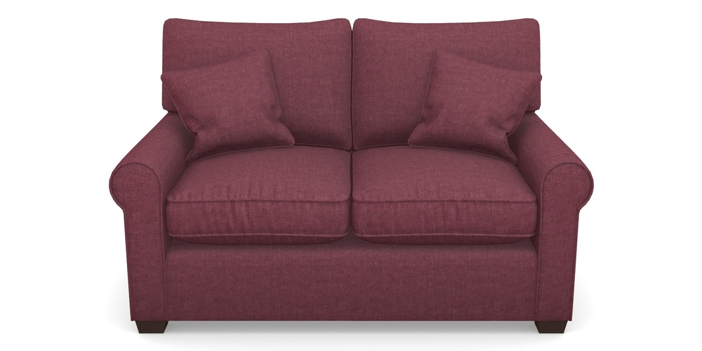 Product photograph of Bignor 2 Seater Sofa In Easy Clean Plain - Chianti from Sofas and Stuff Limited