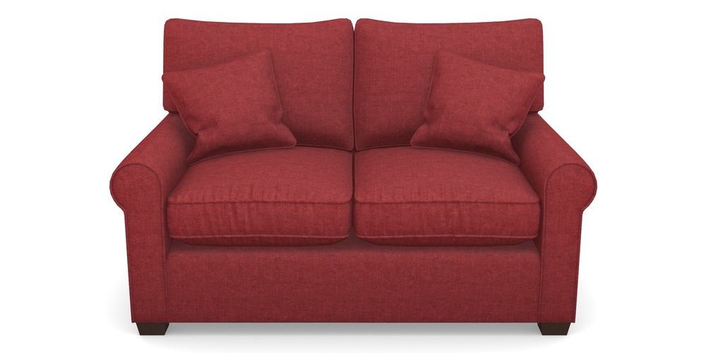 Product photograph of Bignor 2 Seater Sofa In Easy Clean Plain - Claret from Sofas and Stuff Limited