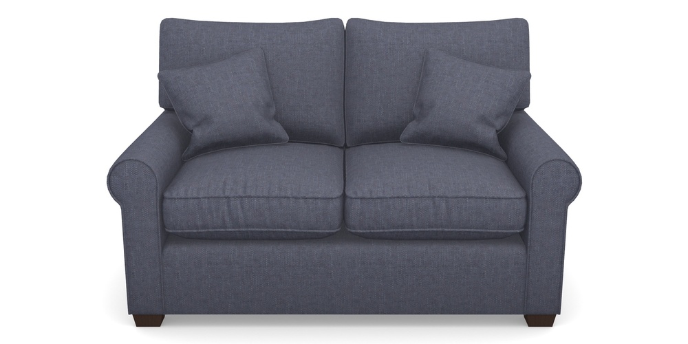 Product photograph of Bignor 2 Seater Sofa In Easy Clean Plain - Navy from Sofas and Stuff Limited