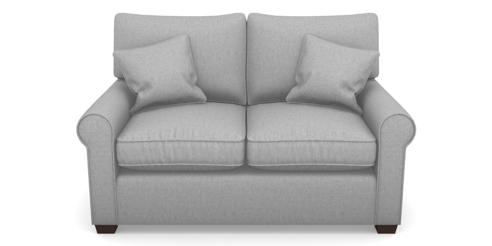 Product photograph of Bignor 2 Seater Sofa In Easy Clean Plain - Silver from Sofas and Stuff Limited