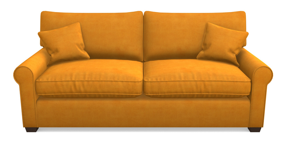 Product photograph of Bignor 3 Seater Sofa In Clever Tough And Eco Velvet - Spice from Sofas and Stuff Limited